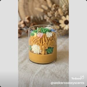 Desert Flower Candle